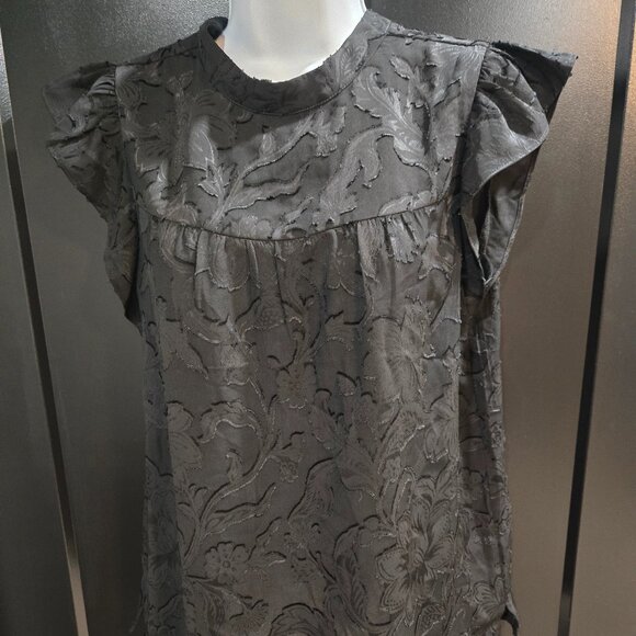 LOFT Tops - The Limited Black Floral Top Sz S NWT